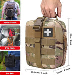ifak pouch first aid kit bag empty molle tactical medical pouch plate carrier medic rescue bag EMT first med pouches (CP)