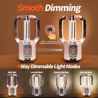 Rechargeable LED Camping Lantern - Free-Grip Design,4 Modes,IP65 Waterproof,3000K Warm Glow, Lightweight Portable Outdoor Light,Emergency Tent Light for Hiking,Backpacking & Home Use