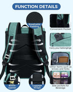 BAGLHER Lightweight Insulated Cooler Backpack - 30 Cans, Leak-Proof for Lunch, Picnic, Hiking, Camping Trips