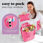 Fit & Fresh Carefree Cooler Collection – Insulated, Leakproof, Water-Resistant Tote & Mini Sling Bag for Summer Pool & Travel