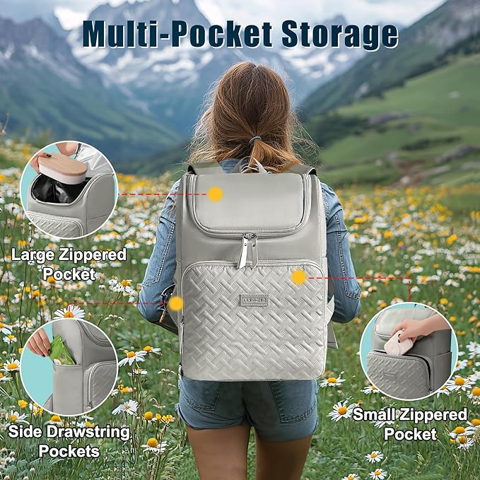 Backpack Coolers Insulated Leak Proof for Women Men, 35 Cans Large Capacity Waterproof Cooler Backpack, Soft Portable Cooler Bag for Beach Travel Camping Picnic Work