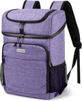 BAGLHER Lightweight Insulated Cooler Backpack - 30 Cans, Leak-Proof for Lunch, Picnic, Hiking, Camping Trips