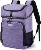 BAGLHER Lightweight Insulated Cooler Backpack - 30 Cans, Leak-Proof for Lunch, Picnic, Hiking, Camping Trips