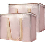 Bodaon Insulated Pizza Delivery Bags, Food Delivery Bag. Gold, X-Large, 1-Pack
