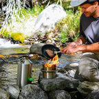 Large Hobo Stove Kelly Kettle Stainless Steel - Fits ONLY Base Camp and Scout models. Cook for hours with sticks and twigs. For Camping, Hunting, Fishing, Scout Camp, Emergencies, Hurricanes, Tornados
