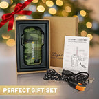 Lafagiet USB C Rechargeable Lighter, 360° Flexible Neck, Wind & Water Proof, Electric Arc Lighters for Candle, Camping
