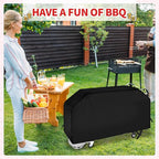 NEXCOVER Griddle Cover for Blackstone 36 Inch Griddle, Water-Proof Heavy Duty Material, Flat Top Grill Cover with Support Pole for Camp Chef 600 and More 4-Burner Griddle