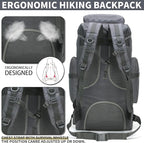 Hiking Backpack for Men 70L/100L Camping Backpack Military Rucksack Molle 3 Days Assault Pack for Climbing | Camping Backpack, 3 Days Assault Pack, for Climbing