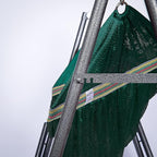 2 in 1 Hammock and Swinging Chair with Collapsible Steel Stand 450 lbs Capacity- Carrying Case, Portable & Adjustable, Perfect for Camping Beach Summer Patio, EZ Daze Foldable Hammock with Stand-GREEN