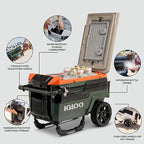 Igloo Trailmate Journey 70Qt Wheeled Cooler | Insulated Hard Shell Ice Chest