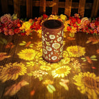 Colorful Sunflower Glow Solar Garden Lantern, Twinkle Halo Lantern, 2026 Waterproof Outdoor Solar Powered Hanging Light for Garden, Let Your Garden Bloom with Light After Sunset (B1)