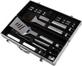 16-Piece BBQ Grill Accessories Set - Barbecue Tool Kit with Aluminum Case for Home Grilling - Great Gift for Birthday or Father’s Day by Home-Complete