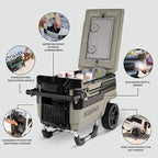 Igloo Trailmate Journey 70Qt Wheeled Cooler | Insulated Hard Shell Ice Chest
