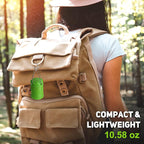 6-Pack Mini LED Green Camping Lanterns, Portable Camping Lights, Outdoor Handled Lamps, Essential Emergency Lights for Power Outages, Hiking, Hurricane