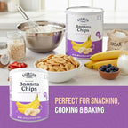 Augason Farms Sweetened Banana Chips Emergency Food Supply, 31 Servings, 10 Year Shelf Life, Great for Cooking, Baking, and Snacks - Dehydrated Meals, Survival Food Camping Essentials Can