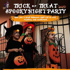 EverBrite Halloween Pumpkin Headlamp 5 Pack, 2 Modes LED Head Lamp Adjustable Headband, Pumpkin Lights Party Favors, Orange Spot & Strobe Lights Halloween Gifts