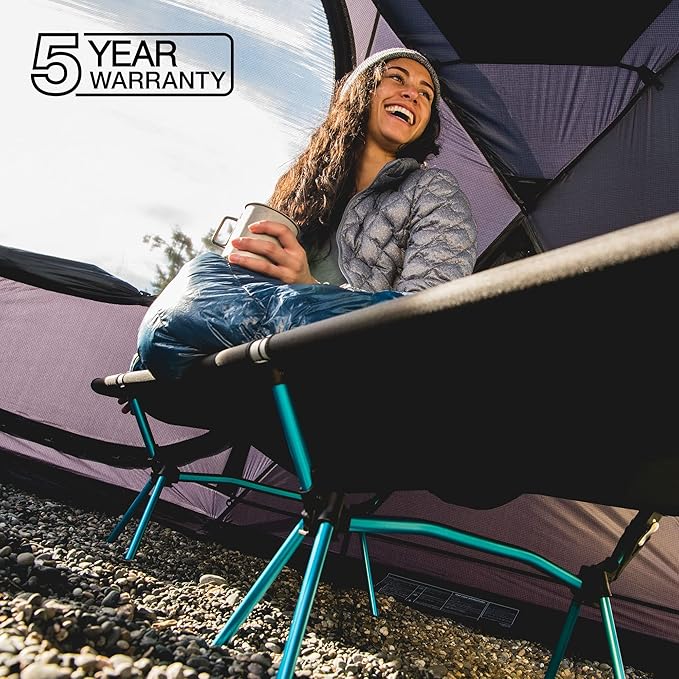 Helinox Cot One High, 15-Inch High Compact, Collapsible Camping Cot, Regular