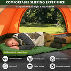 HiiPeak Camping Sleeping Pad, Ultralight Camping Mat with Pillow, Built-in Foot Pump Inflatable Sleeping Pads Compact for Camping Backpacking Hiking Traveling Tent