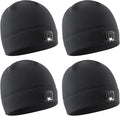 POWERCAP LED Hat Light 150 Lumens Rechargeable Fleece Beanie with Bright Built-in Headlamp Waterproof LED Warm One Size Cap
