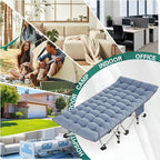 2 Pack Extra Wide Camping Cot with Comfortable Mattress for Adults Oversize XXL Cots for Camping Bed Folding Cot Heavy Duty with Carry Bag for Outdoor Indoor Home