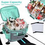 Waterproof PVC Material Paddleboard Cooler Deck Bag,40 cans Sup Deck Cooler Bag,Cooler Bag for Paddleboard,Lunch Box Cooler Insulated Bag,Camping Cooler Bag,Kayak Cooler Bag