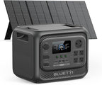 BLUETTI Elite 300 Solar Generator with 350W Solar Panel Included (Ship Separately), 3014.4Wh LFP Battery Backup w/ 2400W AC Outlets (4800W Surge), Compact 3kWh for Home Backup, Camping & RV Power