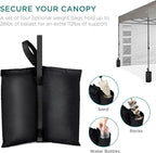 Best Choice Products 10x10ft Pop Up Canopy Tent with Sidewall, 1 Person 1 Minute Set Up, Carry Case, 4 Weight Bags - Light Gray