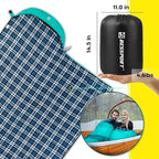 Bessport Sleeping Bag Winter | Flannel Lined 18℉ - 32℉ Extreme 3-4 Season Warm & Cool Weather Adult Sleeping Bags Large | Lightweight, Waterproof for Camping, Backpacking, Hiking