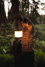Stansport Propane Mantel Lantern – Outdoor Light with Adjustable Brightness, Carry Handle, Ventilated Hood, High-Output, Portable, for Emergency, Backpacking, Camping – Mantels Included
