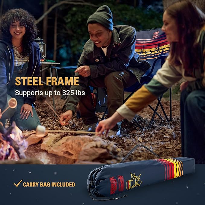 Coleman Stranger Things Outdoor Gear Collection, Limited Edition Stranger Things & Coleman Upside Down Camping Assortment, Cooler/Chair/Tent/Sleeping Bag