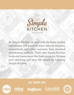 Simple Kitchen Cream of Mushroom Soup Mix - 17 Servings for Meal Prep, Vegetarian, Gluten Free, Dehydrated & Freeze Dried Survival Food for Camping Meals, Backpacking & Hiking, Survival Kit, Pack of 4