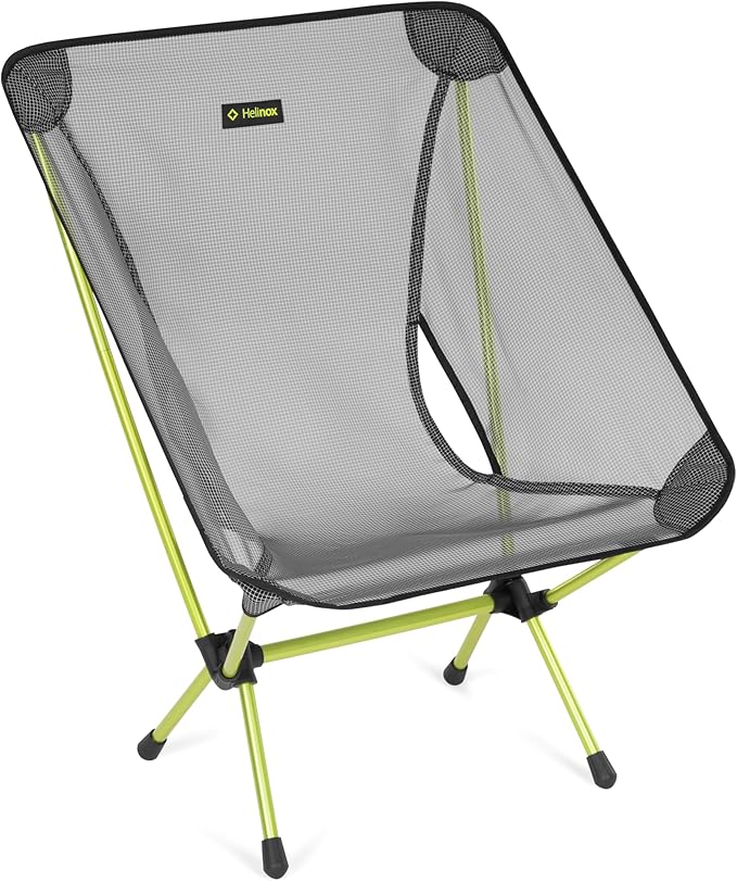 Helinox Chair Zero LT, 1.12 lbs Lightweight Camping Chair, Durable Ripstop, Compact Size, Portable and Packable Seat, Strong and Ultralight Frame, Backpacking Travel Essential, Melon