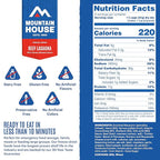 Mountain House Beef Lasagna & Freeze-Dried Food for Camping, 9 Servings, 30-Year Shelf-Life