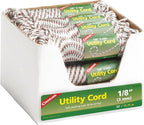 Coghlan's Utility Cord 3mm - Multipurpose Woven Polypropylene Rope for Camping, Guyline, Tie-Downs, and Outdoor Gear - 50 ft Durable Cordage for Tents, Tarps, and General Use