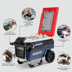 Igloo Trailmate Journey 70Qt Wheeled Cooler | Insulated Hard Shell Ice Chest