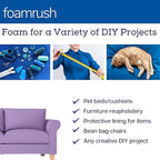 FoamRush 6" x 42" x 72" Bunk, Camping Cot Gel Memory Foam RV Mattress Replacement with Cotton Cover, Medium Firm, Comfort, Pressure Relief, Made in USA, Travel Camper Trailer Truck