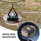 19000mAh Camping Tent Light, 60W 6000LM 3 Color Lighting Modes IPX5 Waterproof Led Hanging Tent Lantern Rechargeable Emergency Portable Magnet Outdoor Wireless Camping Light