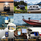 Power Queen LiFePO4 Battery 12V 100Ah Bluetooth Group31 Deep Cycle Battery, Max. Output Power 1280W, 100A BMS with Low-Temp Cut-off Protection for RV, Trolling Motors, Solar System