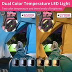 20000mAh Rechargeable Fan Battery Powered Operated,Portable Rechargeable Pink Camping Fan with LED Lantern,270°Rotation,USB Table Fan Pink Camping Accessories Battery Fans Portable