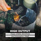 ‌Fire-Maple Petrel Titanium Ultralight Backpack Stove - World's Lightest Remote Stove (95.5g/3.4oz), 2.7kW/9213 BTU/h, Fast Boil, Ultra-Portable for Backpacking, Fast-Packing & Minimalist Camping