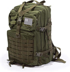 Bug Out Bag Backpack - 50L Tactical Backpack - Great for Survival Essentials (Green)