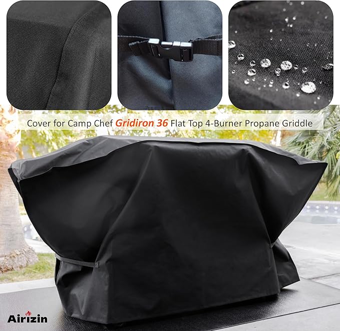 Patio Cover for Camp Chef Gridiron 36 Griddle,for Campchef Gridiron Pro 4-Burner Flat Top Grill Cover PC36XL