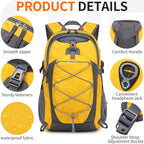 40L Hiking Backpack Lightweight Daypack Waterproof Travel Camping Backpack for Men Women Sport Packable