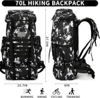 Hiking Backpack for Men 70L/100L Camping Backpack Military Rucksack Molle 3 Days Assault Pack for Climbing | Camping Backpack, 3 Days Assault Pack, for Climbing