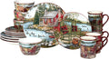 Certified International Lake Retreat 16 pc Dinnerware Set, Service for 4