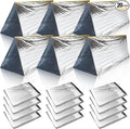 Woanger 4/10/20 Pcs Emergency Tent for Homeless Survival Tents Bulk 2 Person Tube Camping Tents 8 ft x 3 ft Shelter Survival Tent Portable Shelter for Hiking Backpacking Camping Outdoor