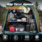 Truck Bed Tent, Waterproof PU3000mm Pickup Truck Tent for Camping Bed, 2-3 Person Sleeping Truck Tent, Portable for Car Camping