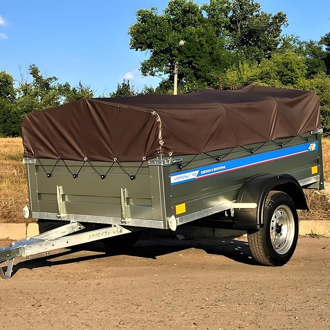Tarp 8x16FT, 16 Mil Heavy Duty Waterproof Tarp, Large Multipurpose Cover with Brass Grommets and Reinforced Edges, UV Resistant Thick Poly Tarps for Outdoor Camping Tent Pool Car Tent