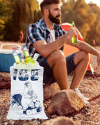 10Lb Ice Bags with Drawstring – 100 Pack Heavy-Duty Plastic Ice Storage Bags, Leak-Resistant & Freezer Safe, Reusable for Coolers, Events, Parties, Camping, Catering