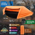 WintMing Hammock with Mosquito Net and Rain Fly Cover 3 in 1 Camping Hammock Tent 440lbs Load